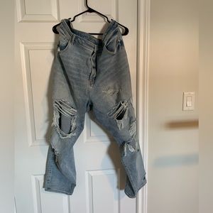 American eagle stretch mom jeans